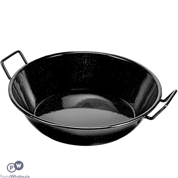Royalford Non-stick Enamel-coated Wok Pan 34cm