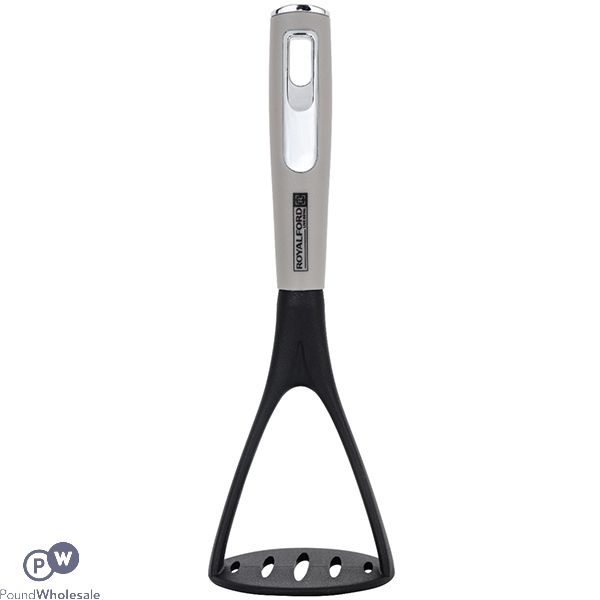 Royalford Black Nylon Potato Masher 25.7cm