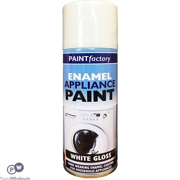 Paint Factory Enamel Appliance White Gloss Spray Paint 400ml