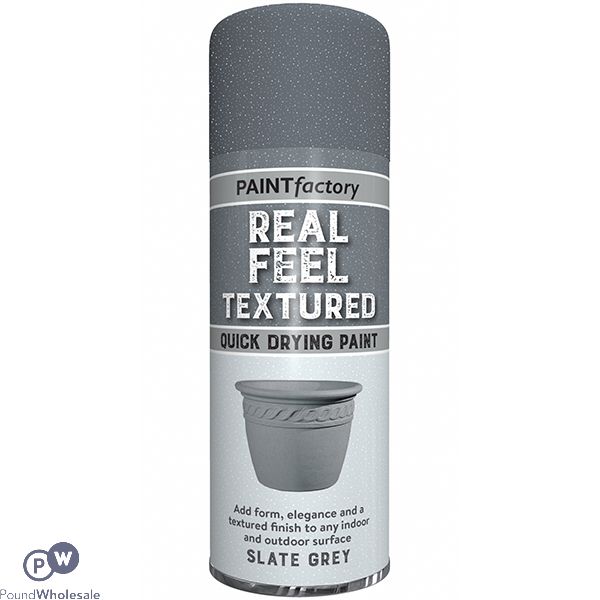 Paint Factory Textured Spray Paint Slate Grey 