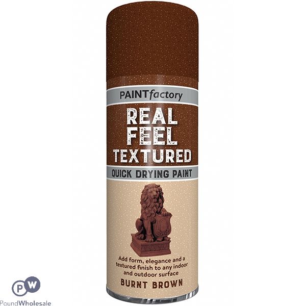 Paint Factory Textured Spray Paint Burnt Brown