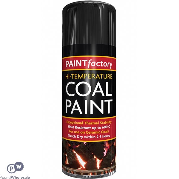 Paint Factory Hi-temperature Coal Spray Paint 400ml