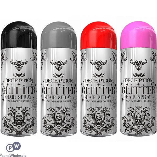 Glitter Hair Spray Four Assorted Colours 200ml