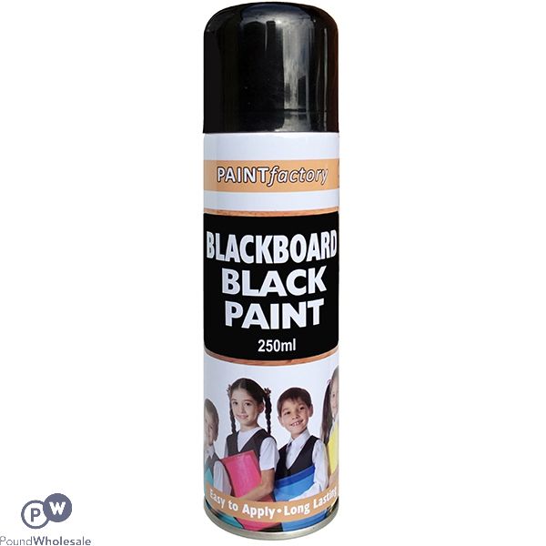 Paint Factory Blackboard Black Spray Paint 250ml