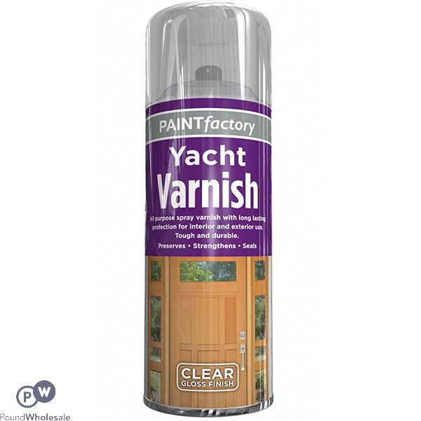 Paint Factory Yacht Spray Varnish 400ml