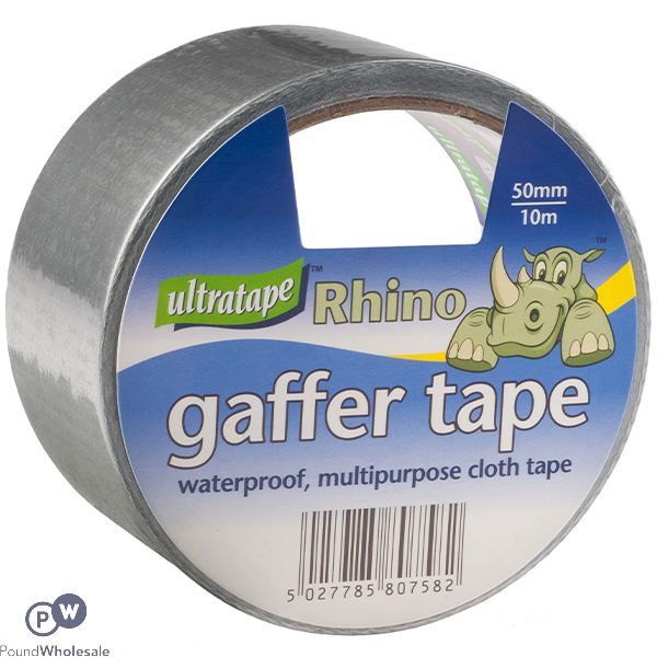 ULTRATAPE RHINO SILVER DUCT CLOTH TAPE 50MM X 10M