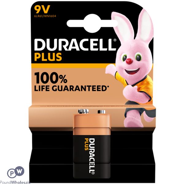 DURACELL PLUS POWER 9V 6LP3146/MN1604 BATTERY