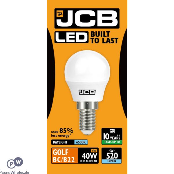 Jcb Led Golf 6w=40w Daylight Ses E14 6500k Box