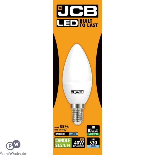 JCB LED OPAL CANDLE 6W=40W DAYLIGHT SES