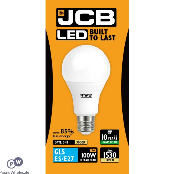 Jcb Led Gls 15w 100w Daylight 3000k Es E27