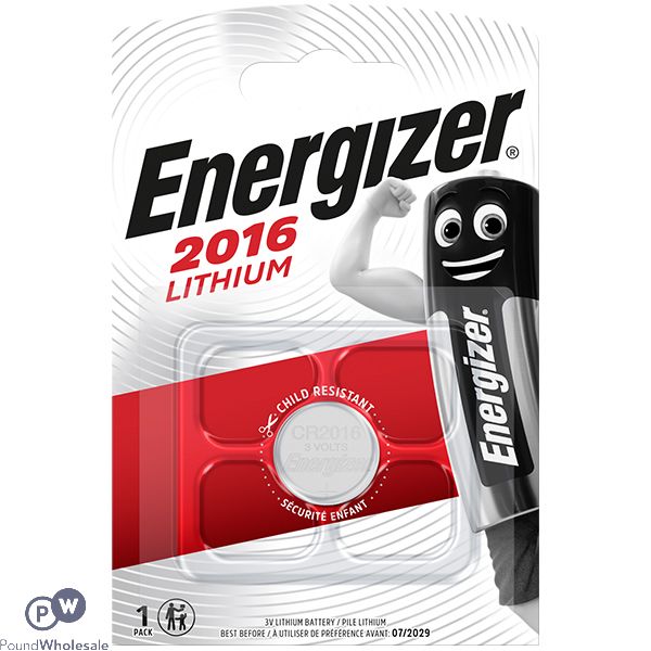 Energizer Cr2016 Lithium Coin Cell Battery 1 Pack