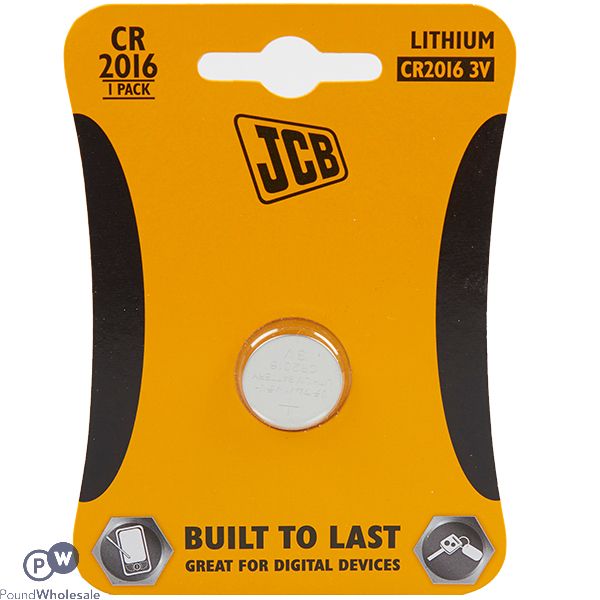 Jcb Cr2016 3v Lithium Coin Cell Battery 1 Pack