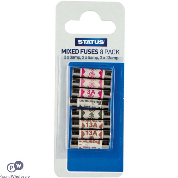 STATUS MIXED FUSES 8 PACK