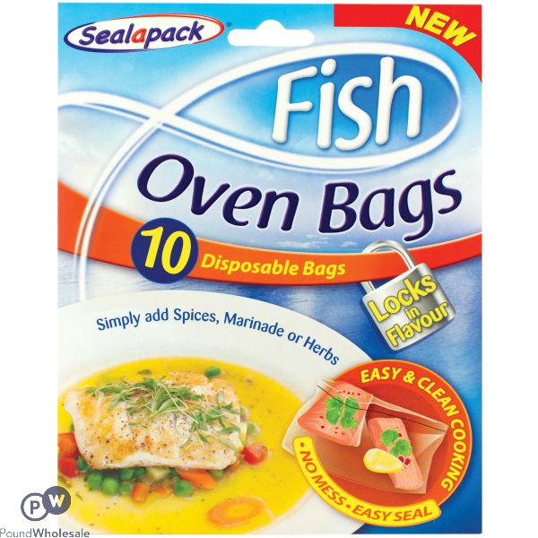 SEALAPACK FISH OVEN BAGS 10 PACK