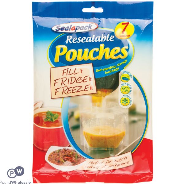 Sealapack Resealable Pouches 7 Pack