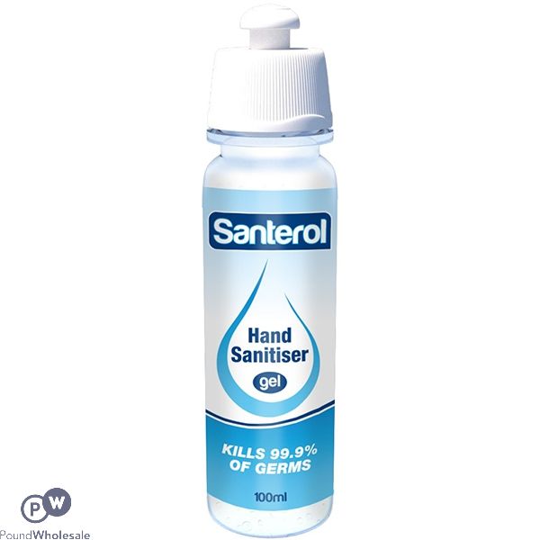 Santerol 62.5% Alcohol Hand Sanitiser Gel 100ml