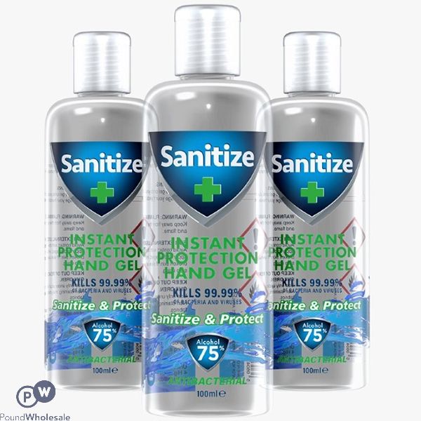 Sanitize Instant Protection 75% Alcohol Hand Gel 100ml