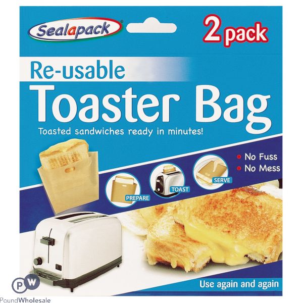 SEALAPACK RE-USABLE TOASTER BAG 2 PACK