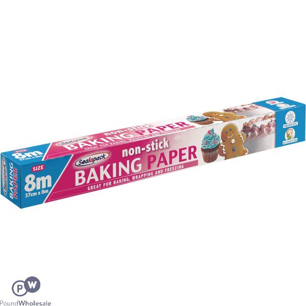 SEALAPACK NON-STICK BAKING PAPER ROLL 30CM X 8M