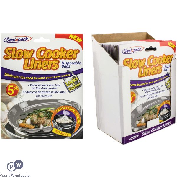 SEALAPACK SLOW COOKER LINERS 5 PACK CDU