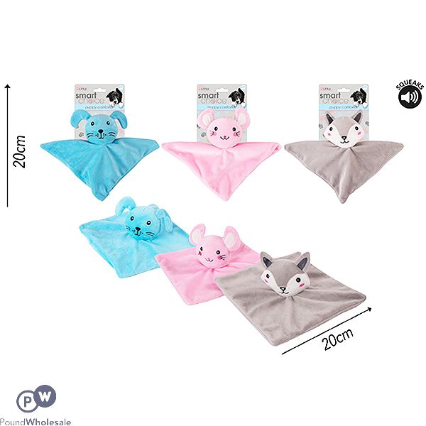 Smart Choice Animal Dog Puppy Comforter Toy Assorted
