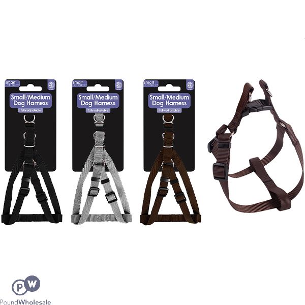 Smart Choice Dog Harness Small 32-43cm Assorted Colours