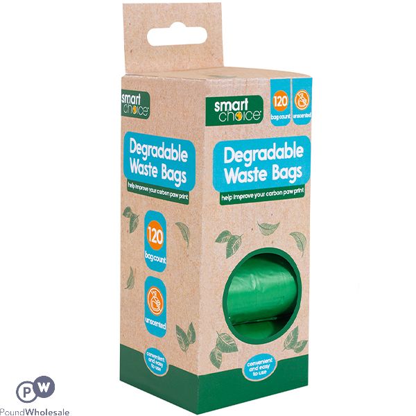 Smart Choice Degradable Dog Poop Bags 8 Pack
