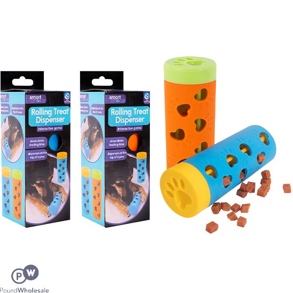 Smart Choice Rubber Treat Dispensing Dog Toy Assorted Colours