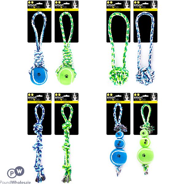 Smart Choice Jumbo Rope Tug Dog Toy Assorted