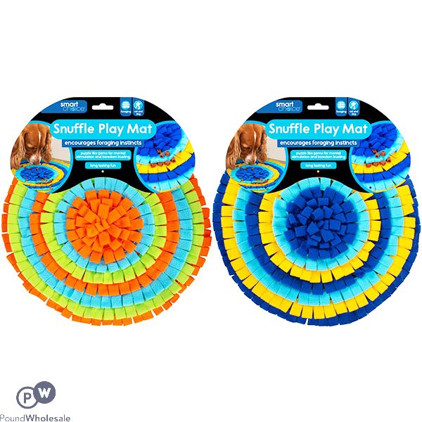 SMART CHOICE PET PLAY & SNUFFLE BLANKET 40CM ASSORTED COLOURS