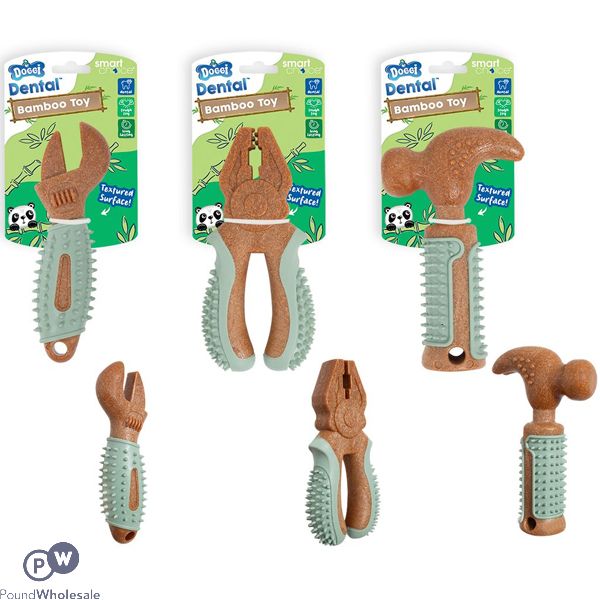 Smart Choice Dental Bamboo Tool Dog Toy Assorted