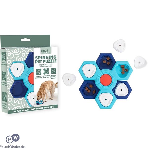 Smart Choice Spinning Interactive Treat Pet Puzzle