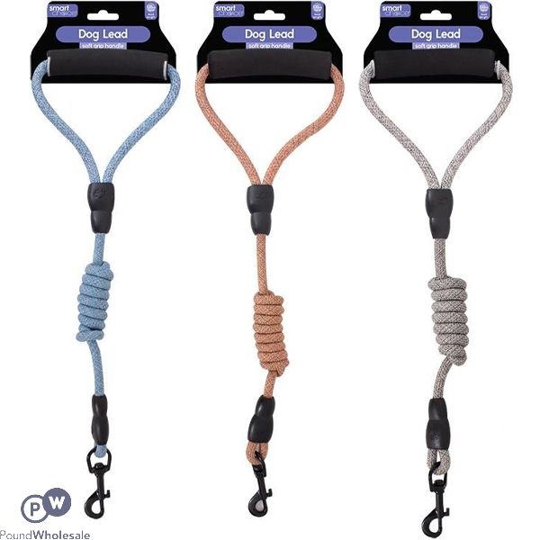 Smart Choice Soft Grip Comfort Handle Dog Lead 120cm Assorted Colours