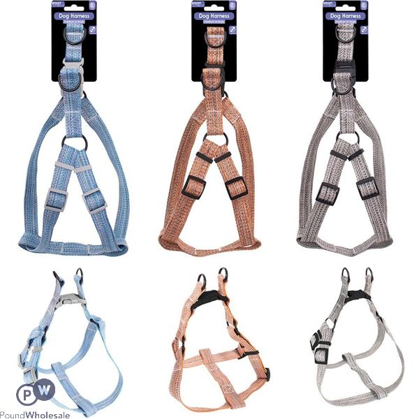 Smart Choice Medium-to-large Woven Dog Harness 50cm-65cm Assorted Colours