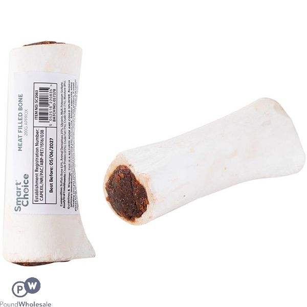 Smart Choice Natural Meat-filled Dog Bone Treat 200g