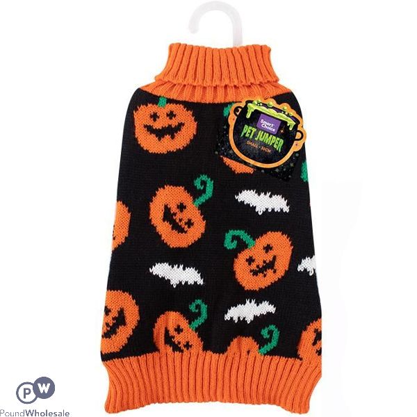 Smart Choice Halloween Pumpkin Dog Jumper Small 30cm