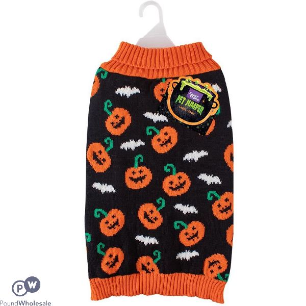 Smart Choice Halloween Pumpkin Dog Jumper Large 50cm