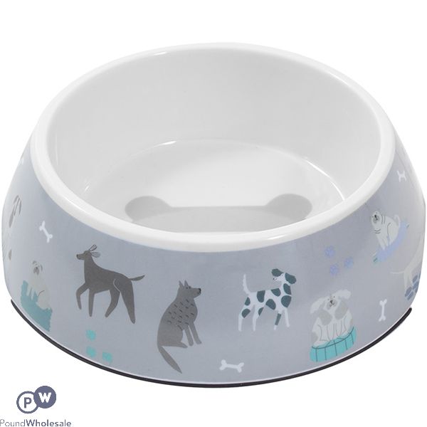 Smart Choice Melamine Dog Print Pet Bowl 500ml 17cm