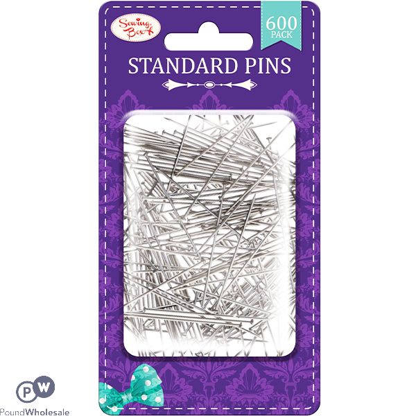 Sewing Box Standard Sewing Pins 600 Pack