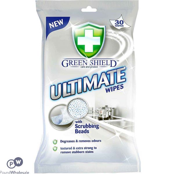 Green Shield Ultimate Wipes 30 Sheets