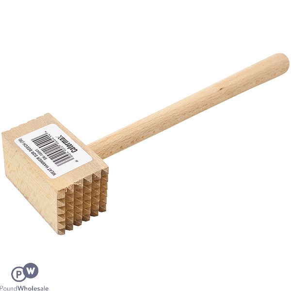 Beech Wood Square Meat Hammer 36cm