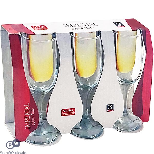 Imperial Champagne Flute Goblet 200ml 6 Pack