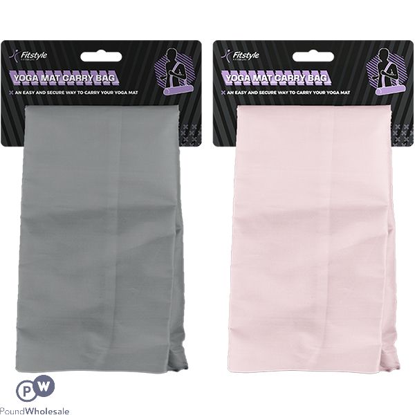 FITSTYLE YOGA MAT CARRY BAG ASSORTED COLOURS