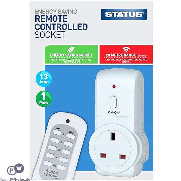 STATUS REMOTE CONTROLLED SOCKET 13A 2000W