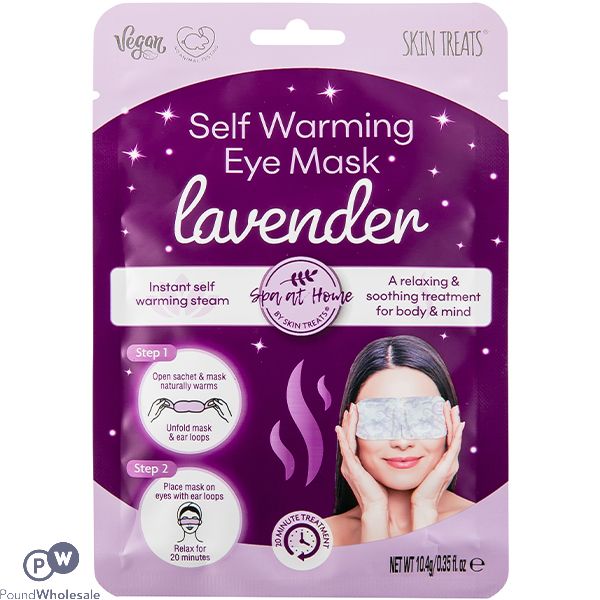 Skin Treats Self-warming Lavender Eye Mask Cdu