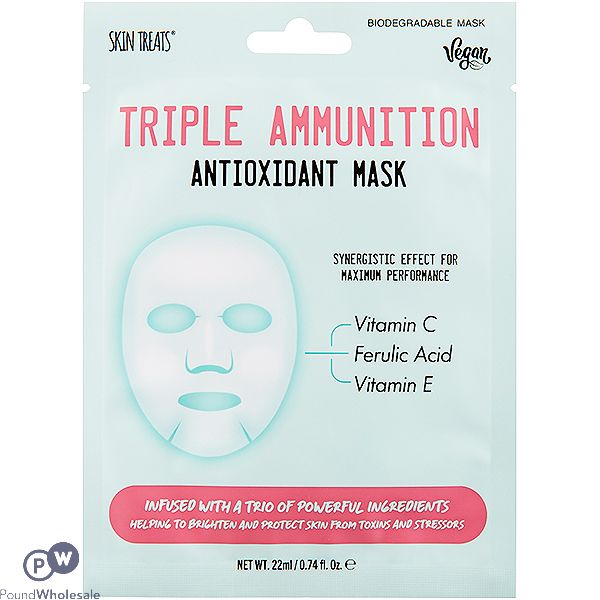 Skin Treats Triple Ammunition Antioxidant Face Mask Cdu