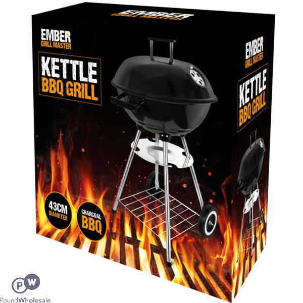 Ember Kettle Charcoal Bbq Grill 43cm
