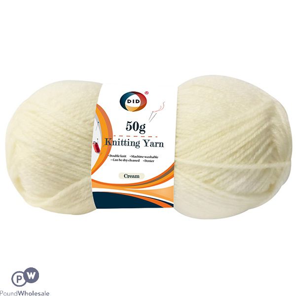 Did Cream Knitting Yarn 50g