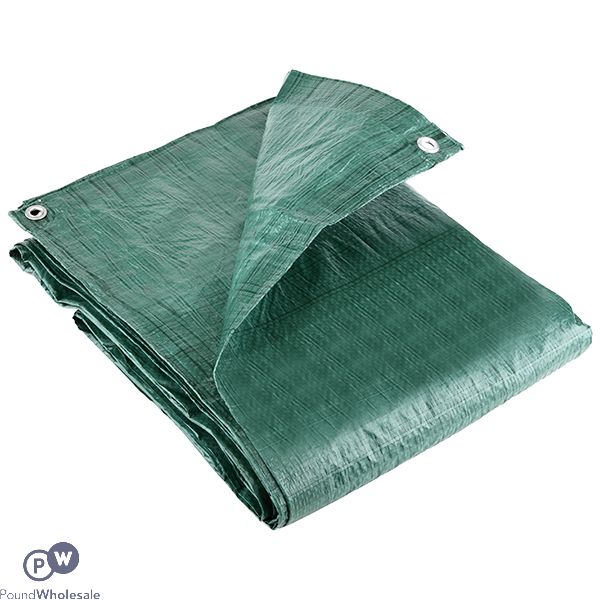 GREEN MULTI-PURPOSE TARPAULIN 1.2M X 1.8M