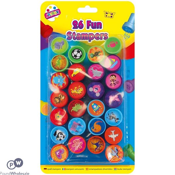 Artbox Assorted Fun Stampers 26 Pack